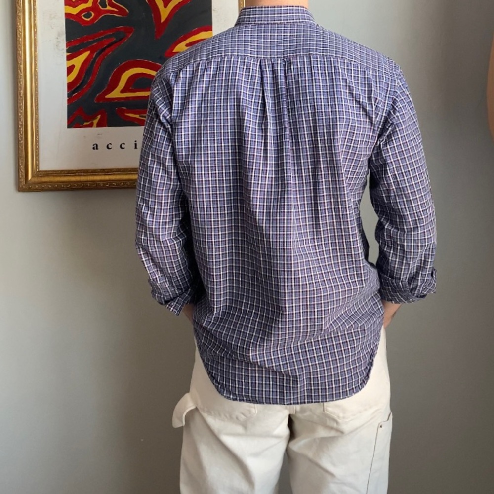 Ralph Lauren Purple & Navy Button Down